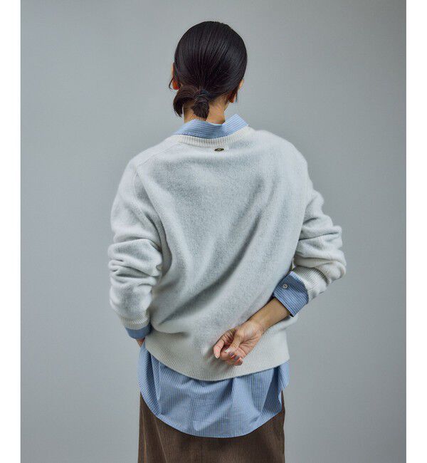 SALON adam et rope'「【WEB限定】ウールカシミヤニットプルオーバー」|ニット・セーター|
