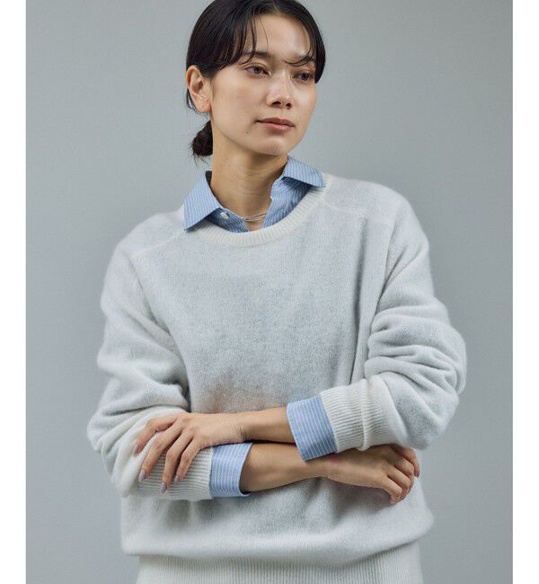 SALON adam et rope'「【WEB限定】ウールカシミヤニットプルオーバー」|ニット・セーター|