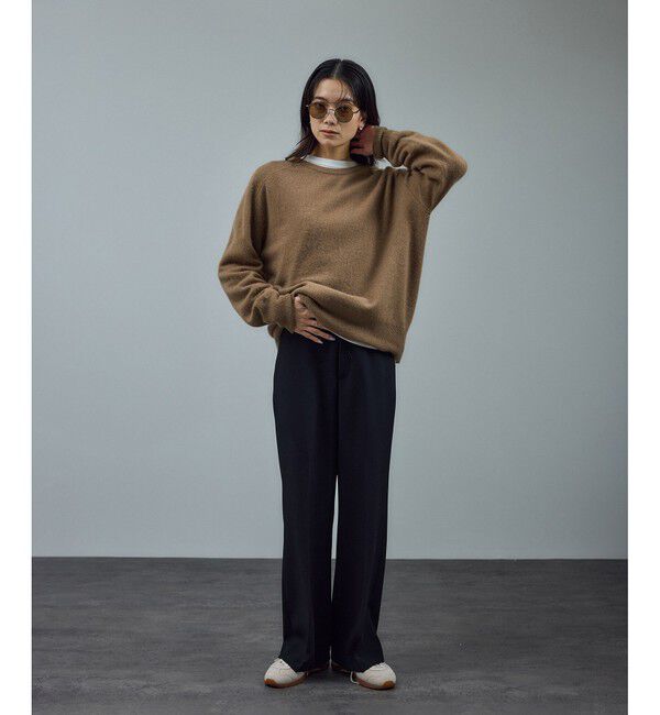 SALON adam et rope'「【WEB限定】ウールカシミヤニットプルオーバー」|ニット・セーター|