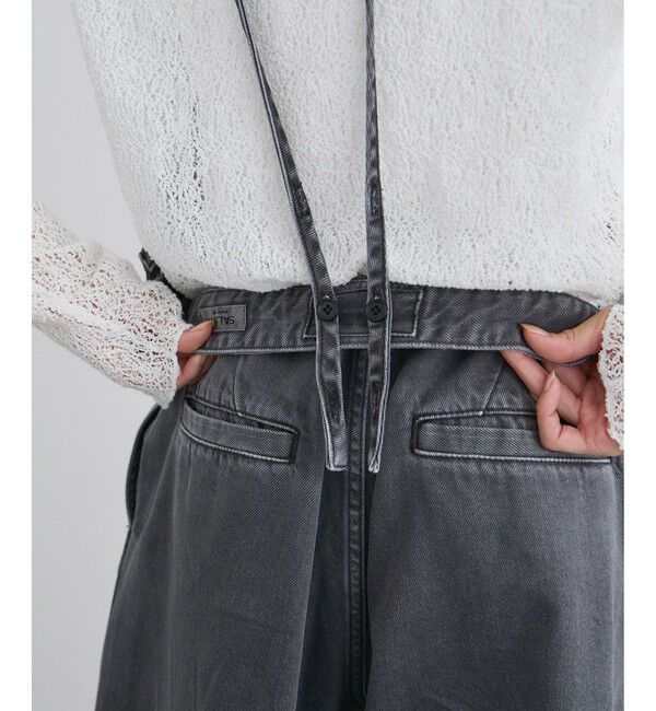 SALON adam et rope'「オーバーダイデニムサロペット」|オールインワン|