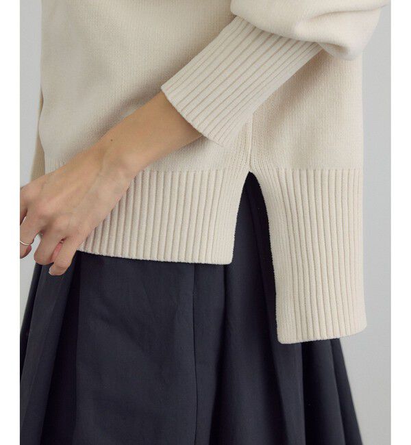 SALON adam et rope'「Vネックカーディガン-CreamyCotton /クリーミーコットン-」|カーディガン|