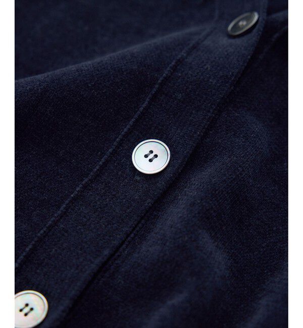 SALON adam et rope'「Vネックカーディガン-CreamyCotton /クリーミーコットン-」|カーディガン|