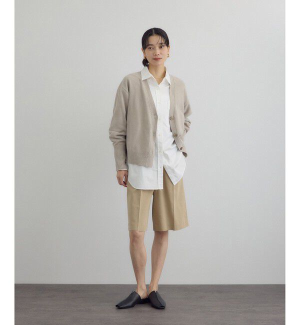 SALON adam et rope'「Vネックカーディガン-CreamyCotton /クリーミーコットン-」|カーディガン|