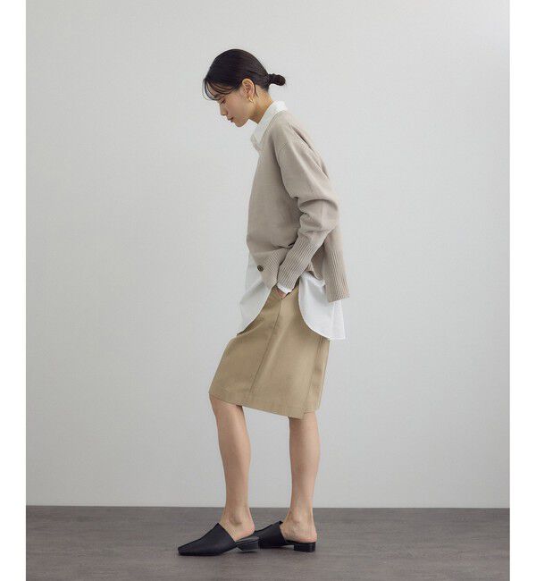 SALON adam et rope'「Vネックカーディガン-CreamyCotton /クリーミーコットン-」|カーディガン|