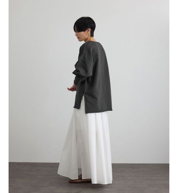 SALON adam et rope'「【WEB限定】ローエッジオーバースウェットプルオーバー」|スウェット・ジャージ|