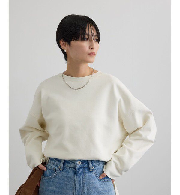 SALON adam et rope'「【WEB限定】ローエッジオーバースウェットプルオーバー」|スウェット・ジャージ|