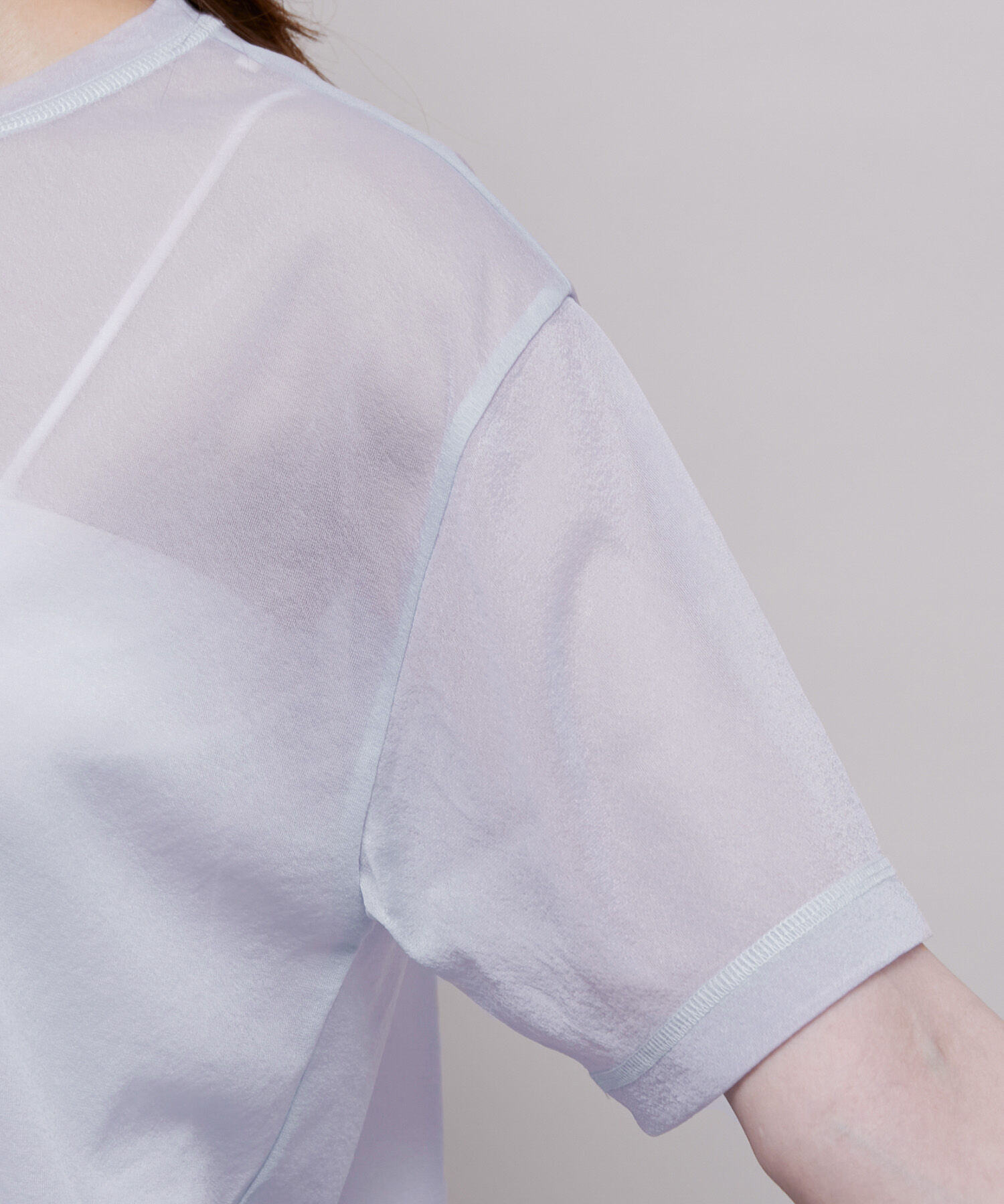 ROPE「ロゴプリントシアーTシャツ」|Tシャツ・カットソー|