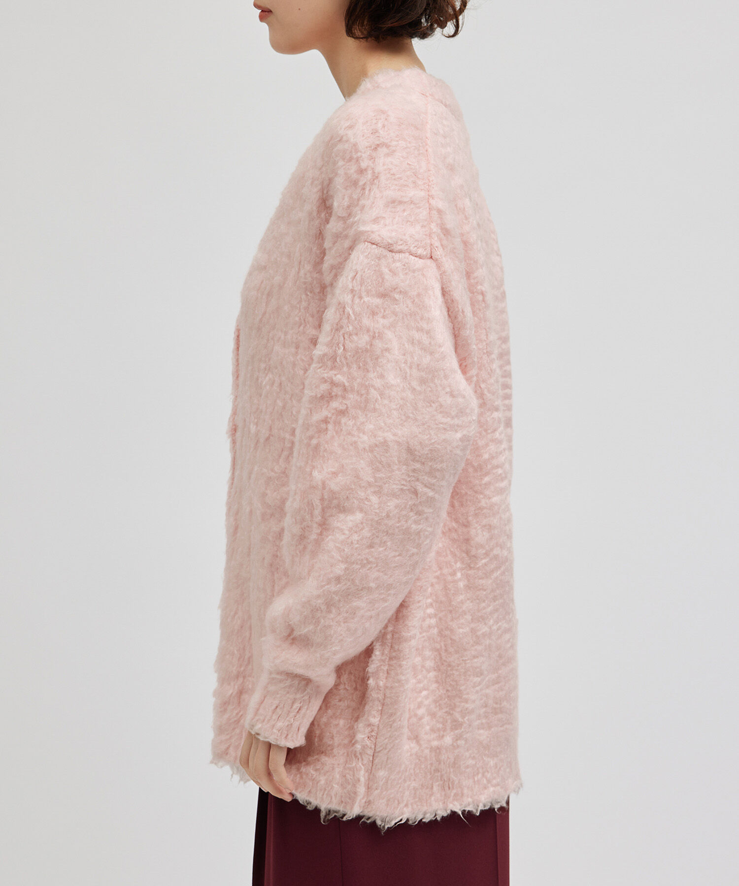 ROPE「シルクシャギーカーディガン/セットアップ対応」|カーディガン|