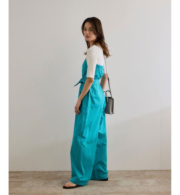 ROPE「コットンサテンオールインワン/洗える」|オールインワン|