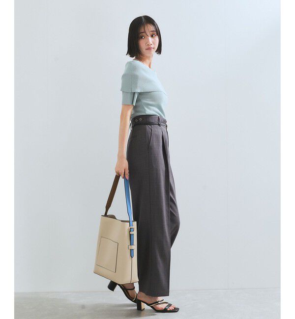 VIS「【新色追加】【A4収納】リバーシブルハンドルワンショルダーバッグ」|トートバッグ|