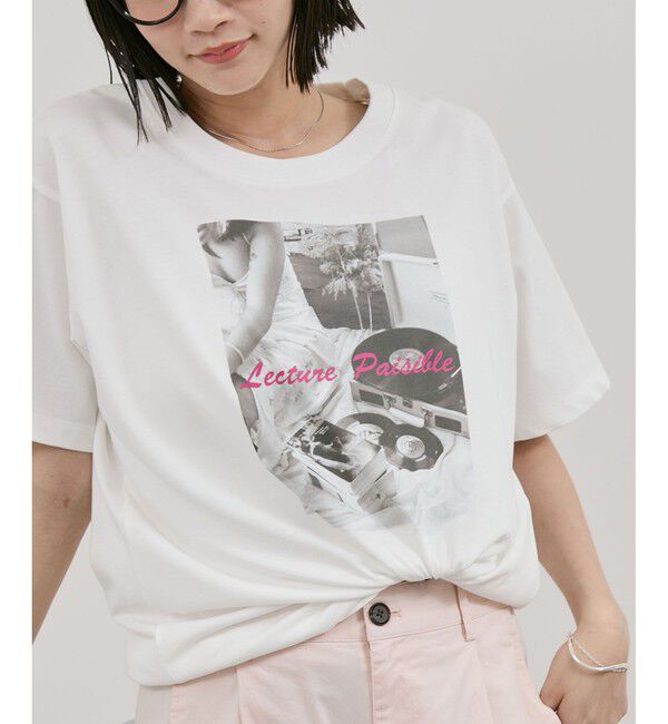 VIS「フォト＆ロゴアソートTシャツ」|Tシャツ・カットソー|ホワイト系(11)