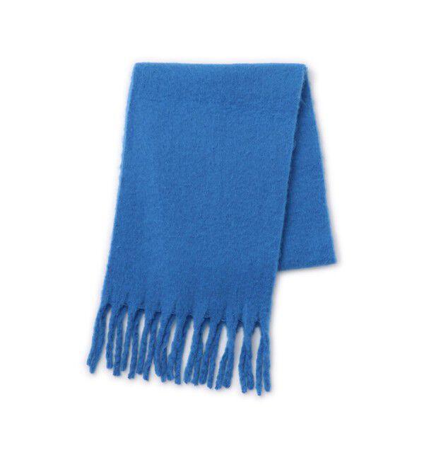 VIS「ふわふわフリンジマフラー/静電気防止」|マフラー|