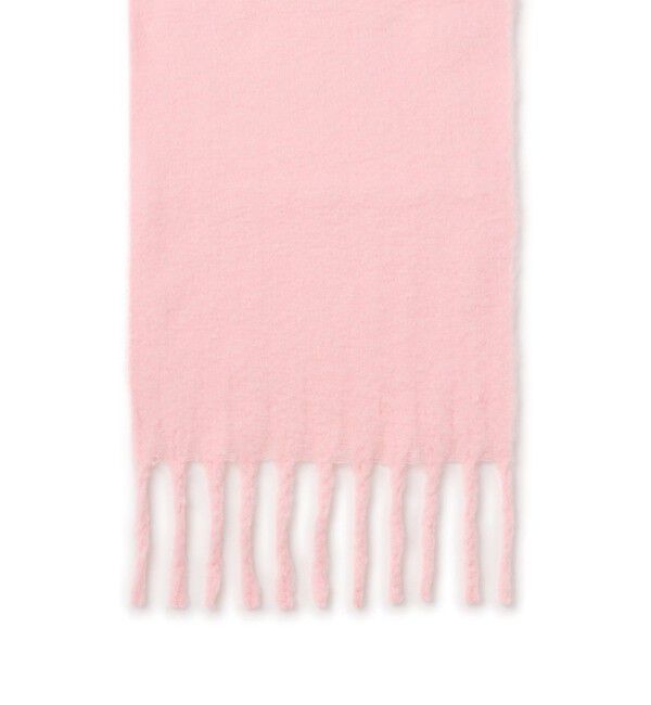 VIS「ふわふわフリンジマフラー/静電気防止」|マフラー|