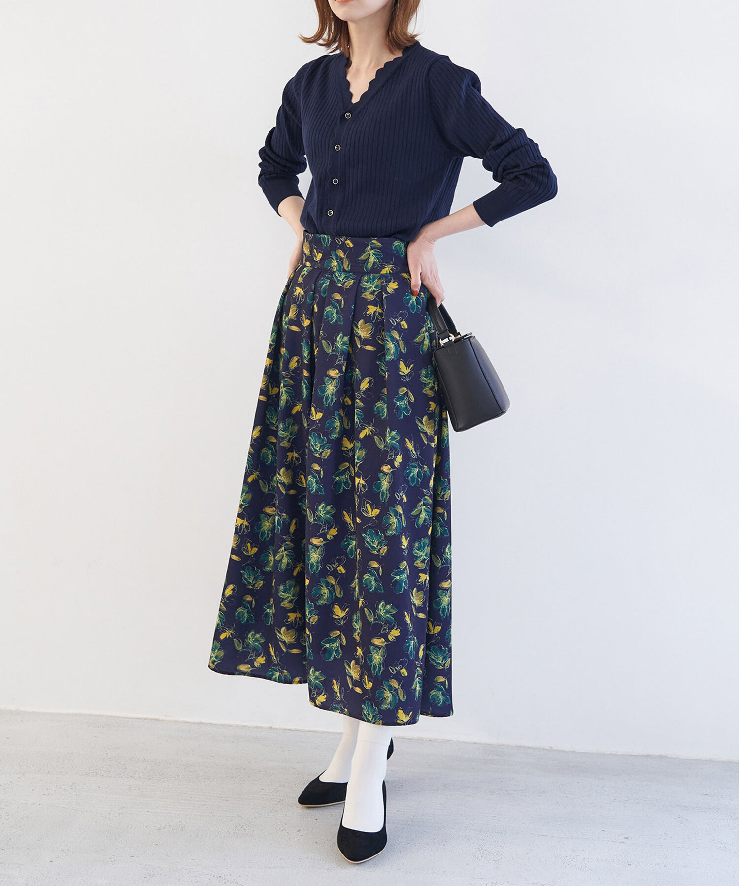 Rope&rsquo;Picnic「オーガニックスイスニットカーディガン」|カーディガン|