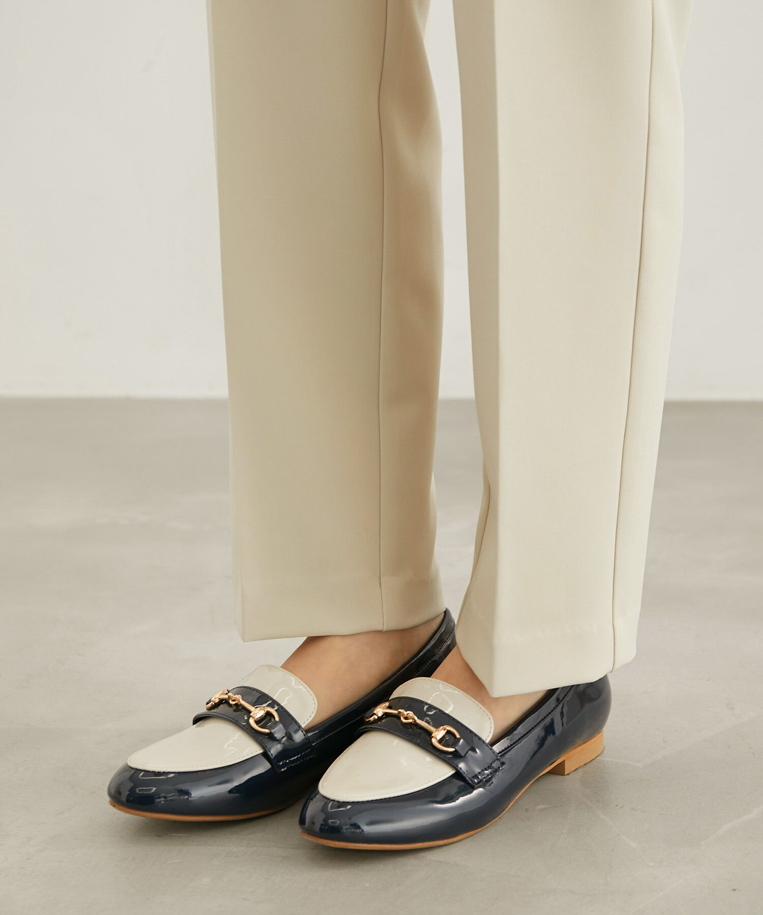 Rope&rsquo;Picnic「ラク美/スティックカラーパンツ」|スラックス|