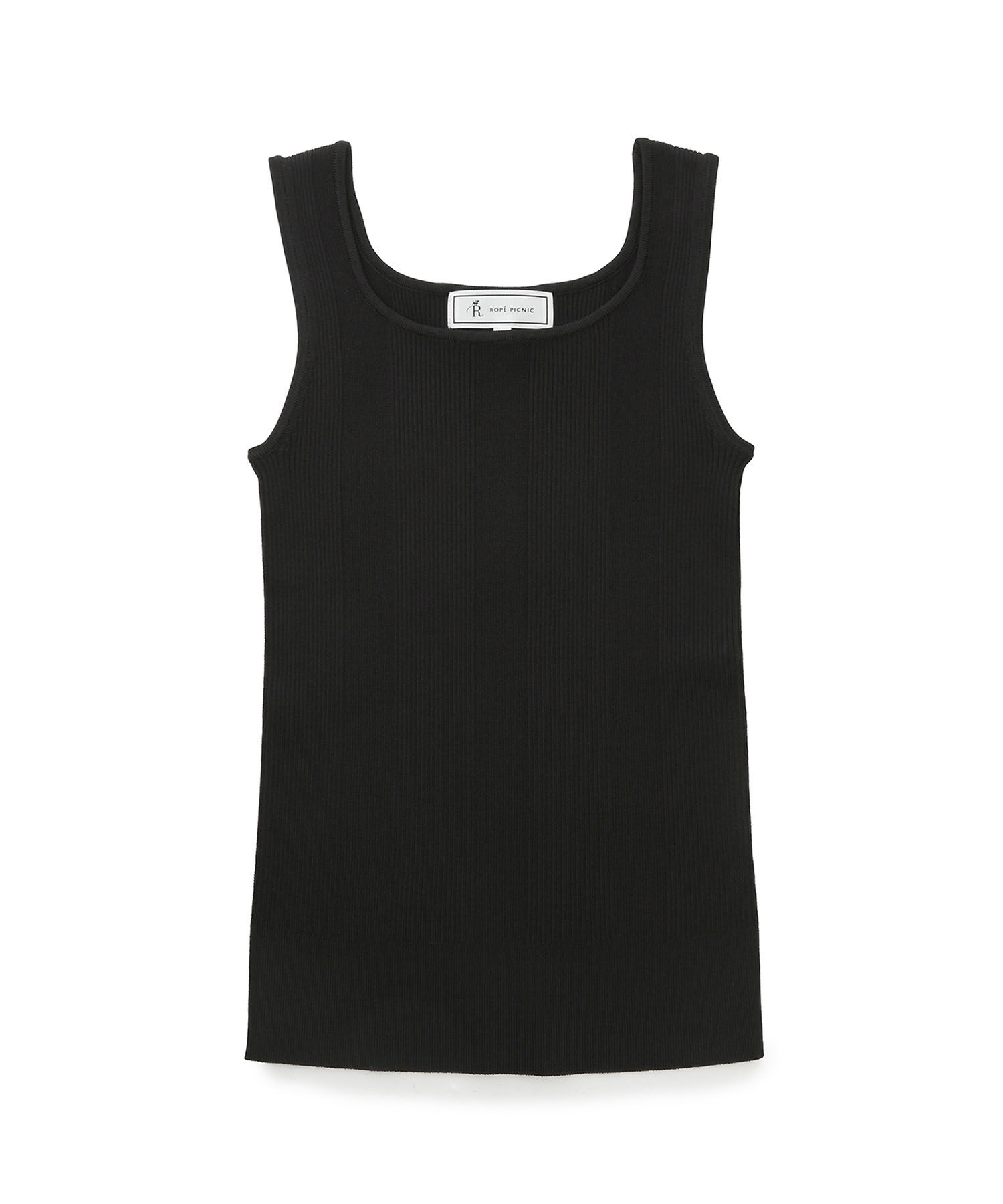 Rope&rsquo;Picnic「UVカット・洗濯機OK/スクエアネックニットタンクトップ」|タンクトップ|