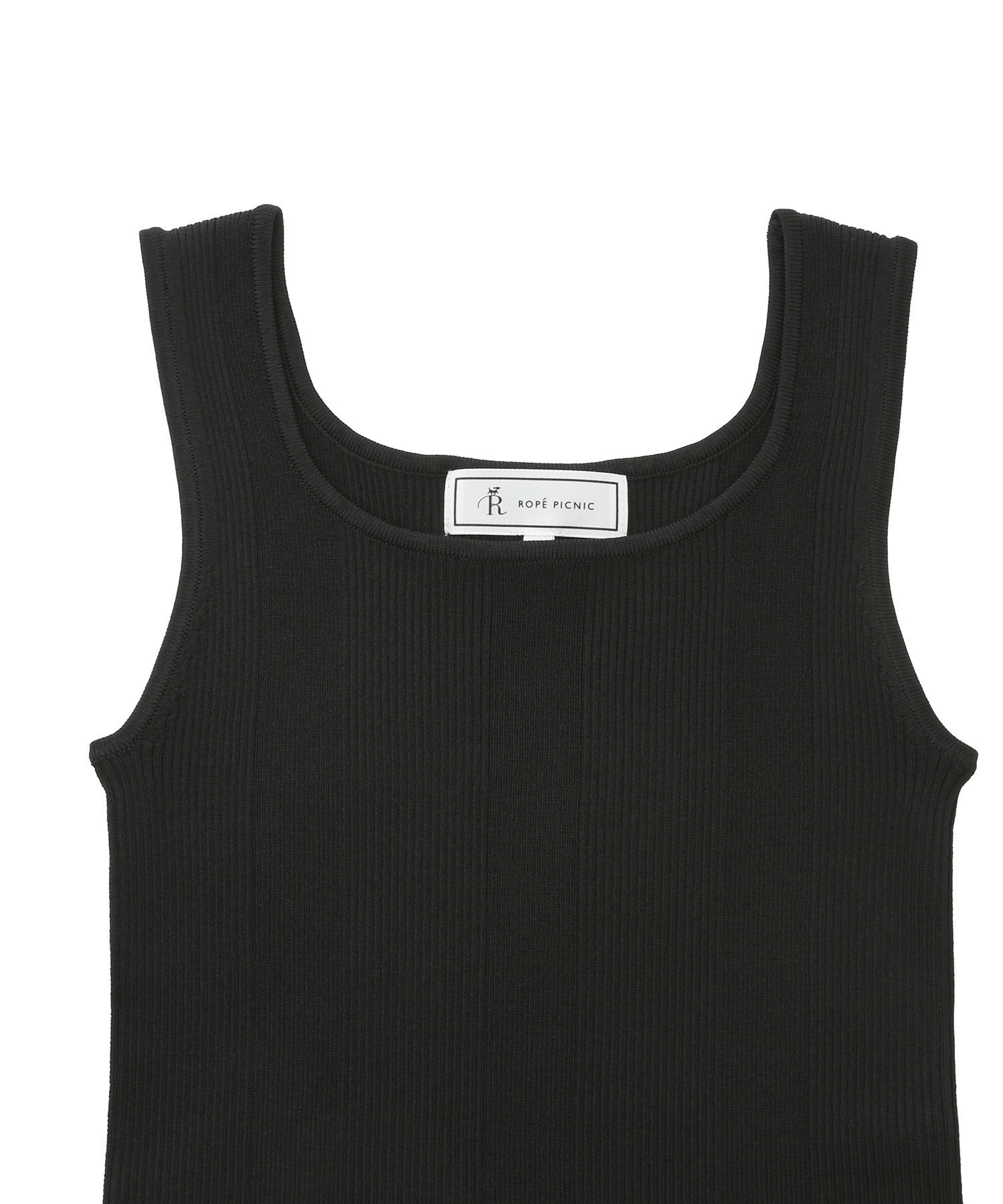 Rope&rsquo;Picnic「UVカット・洗濯機OK/スクエアネックニットタンクトップ」|タンクトップ|