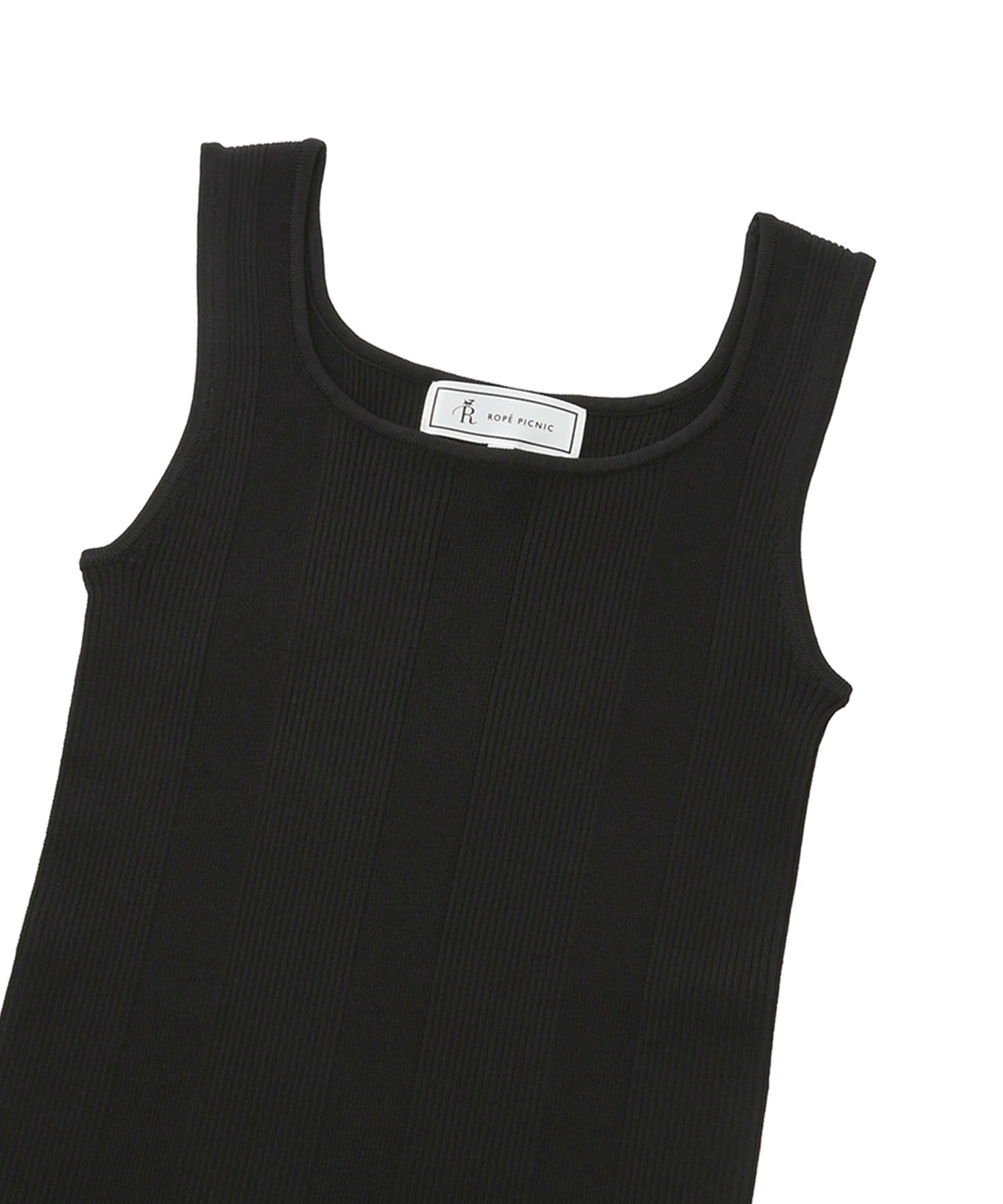 Rope&rsquo;Picnic「UVカット・洗濯機OK/スクエアネックニットタンクトップ」|タンクトップ|