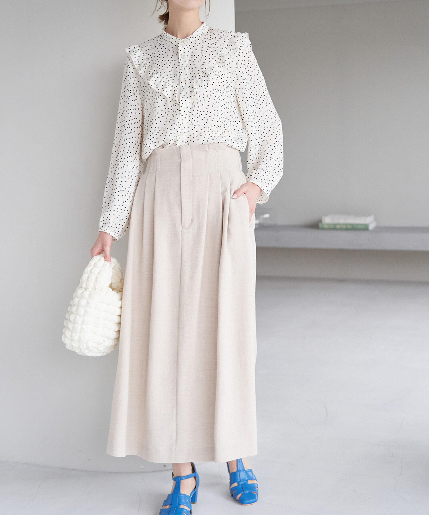 ROPE PICNIC PASSAGE「ぽこぽこジャガードワンハンドルショルダーバッグ」|ショルダー・メッセンジャー|