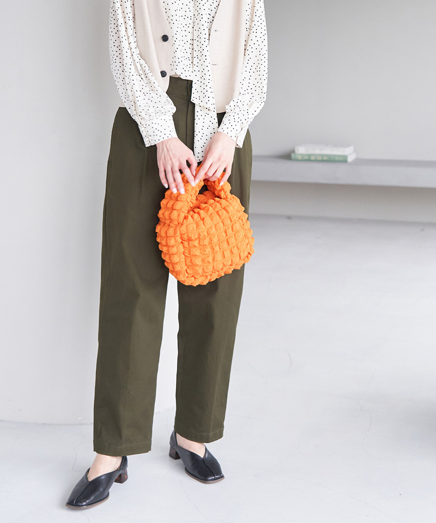 ROPE PICNIC PASSAGE「ぽこぽこジャガードワンハンドルショルダーバッグ」|ショルダー・メッセンジャー|