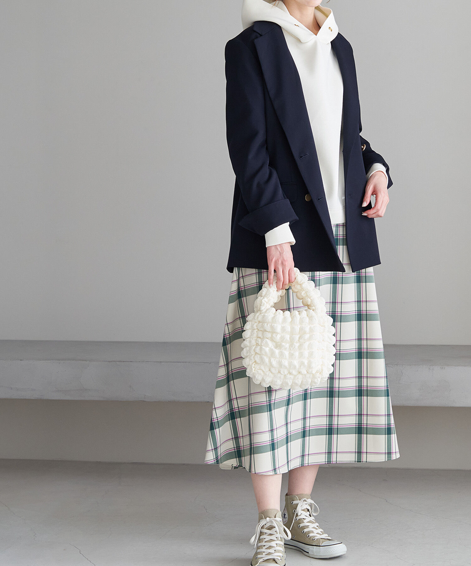 ROPE PICNIC PASSAGE「ぽこぽこジャガードワンハンドルショルダーバッグ」|ショルダー・メッセンジャー|