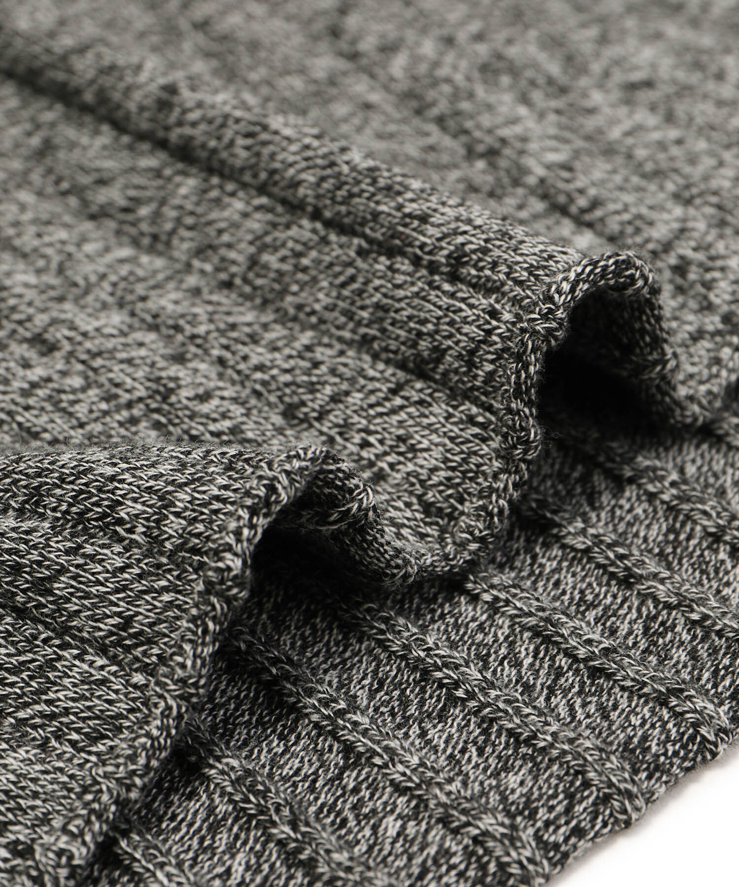 ROPE' PICNIC R「フロントジップショート丈メランジニットプルオーバー」|ニット・セーター|