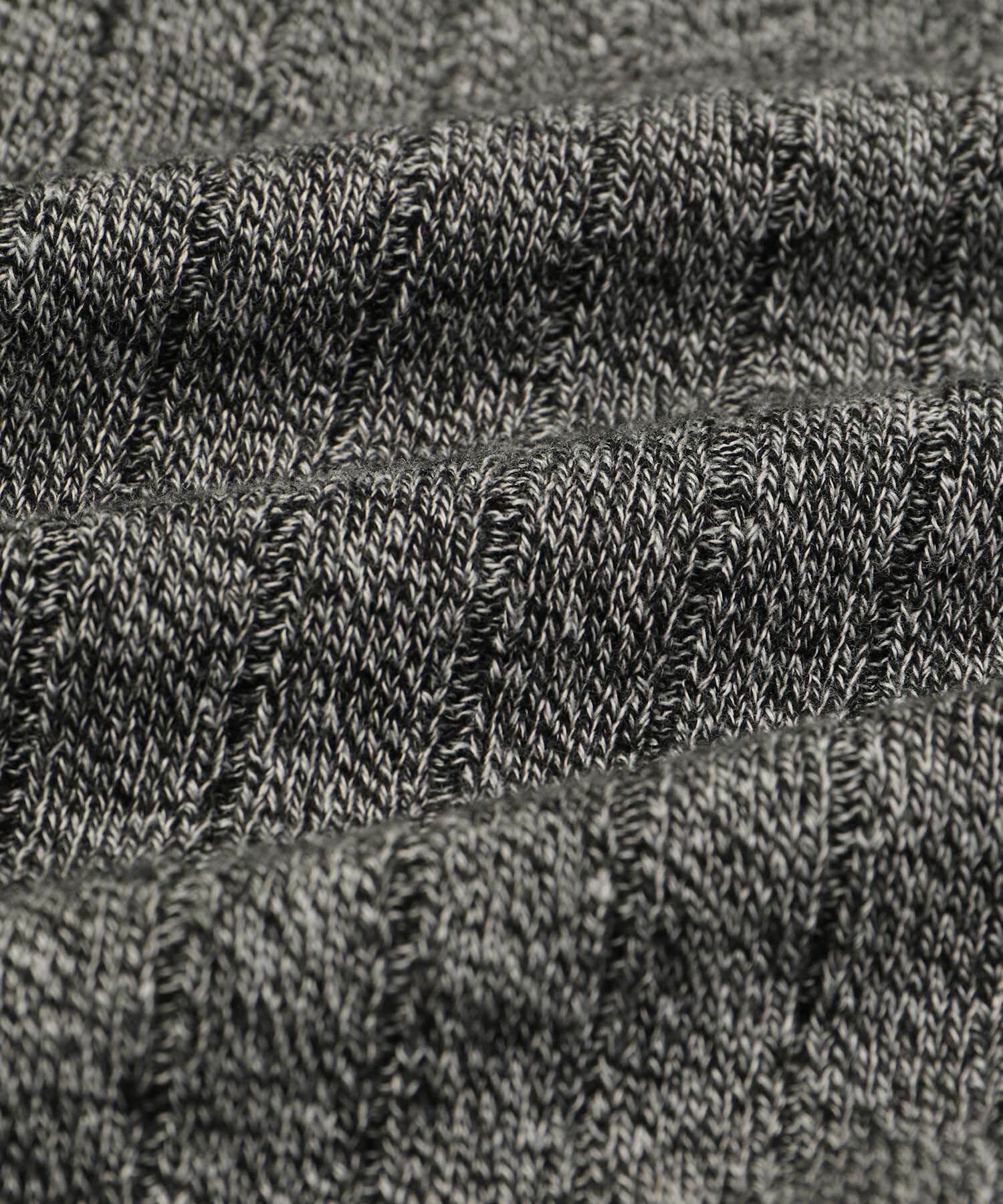 ROPE' PICNIC R「フロントジップショート丈メランジニットプルオーバー」|ニット・セーター|