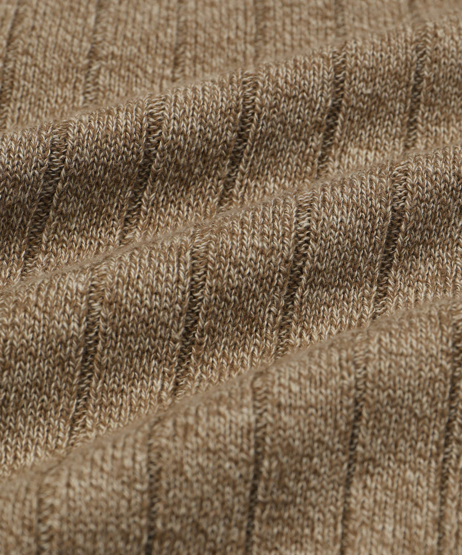 ROPE' PICNIC R「フロントジップショート丈メランジニットプルオーバー」|ニット・セーター|