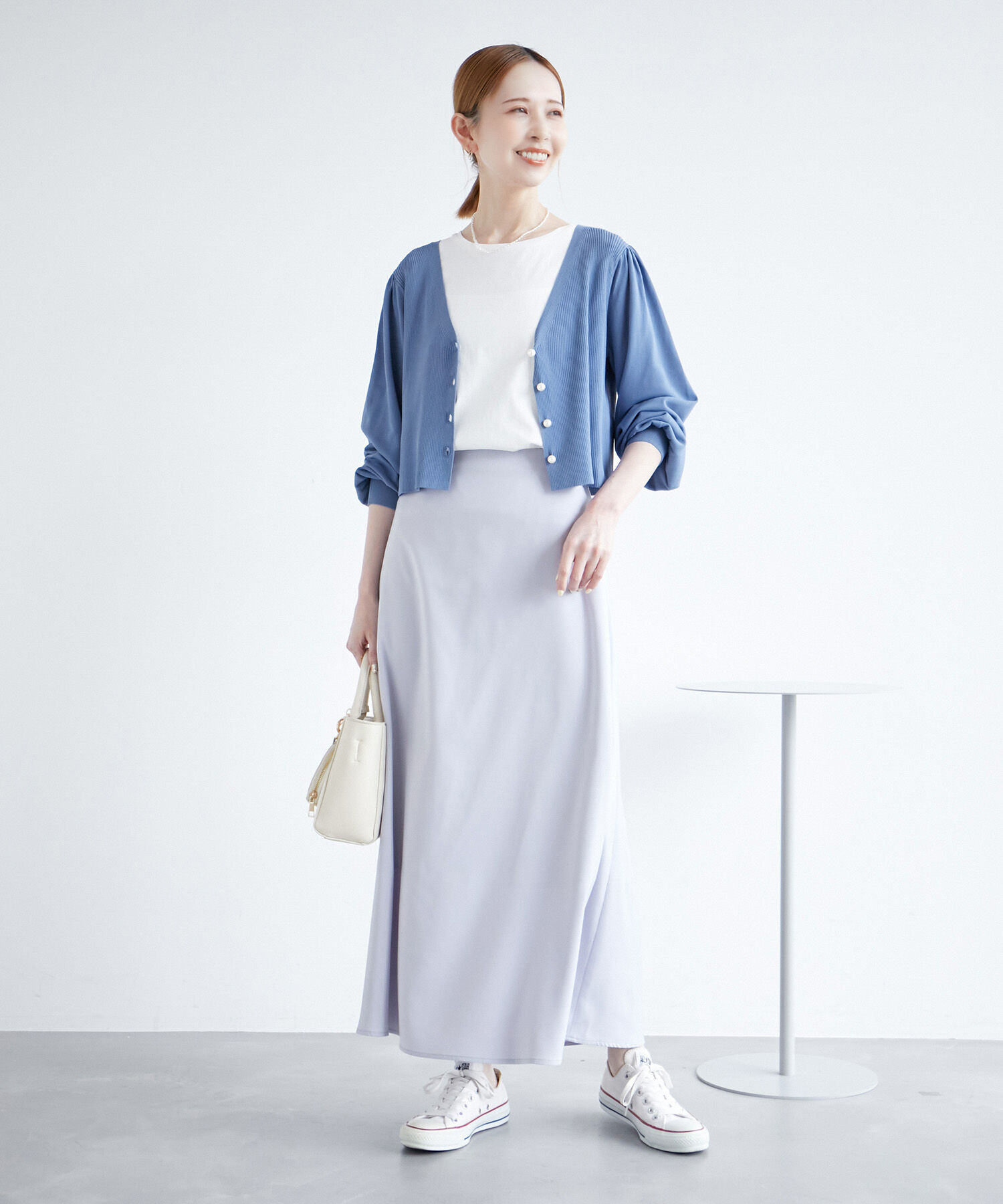 Rope&rsquo;Picnic「ショート丈袖ボリュームカーディガン/UVカット」|カーディガン|