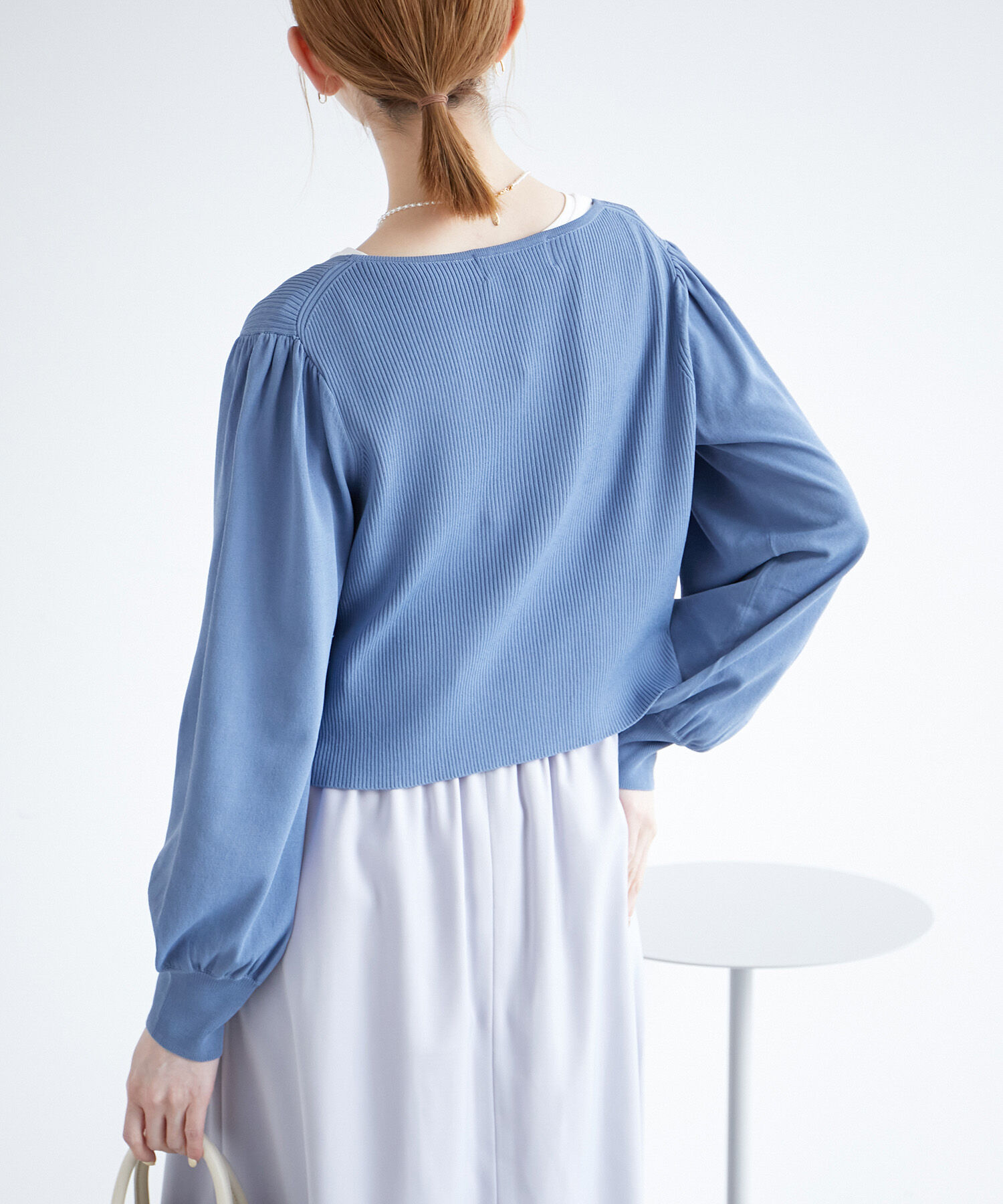 Rope&rsquo;Picnic「ショート丈袖ボリュームカーディガン/UVカット」|カーディガン|