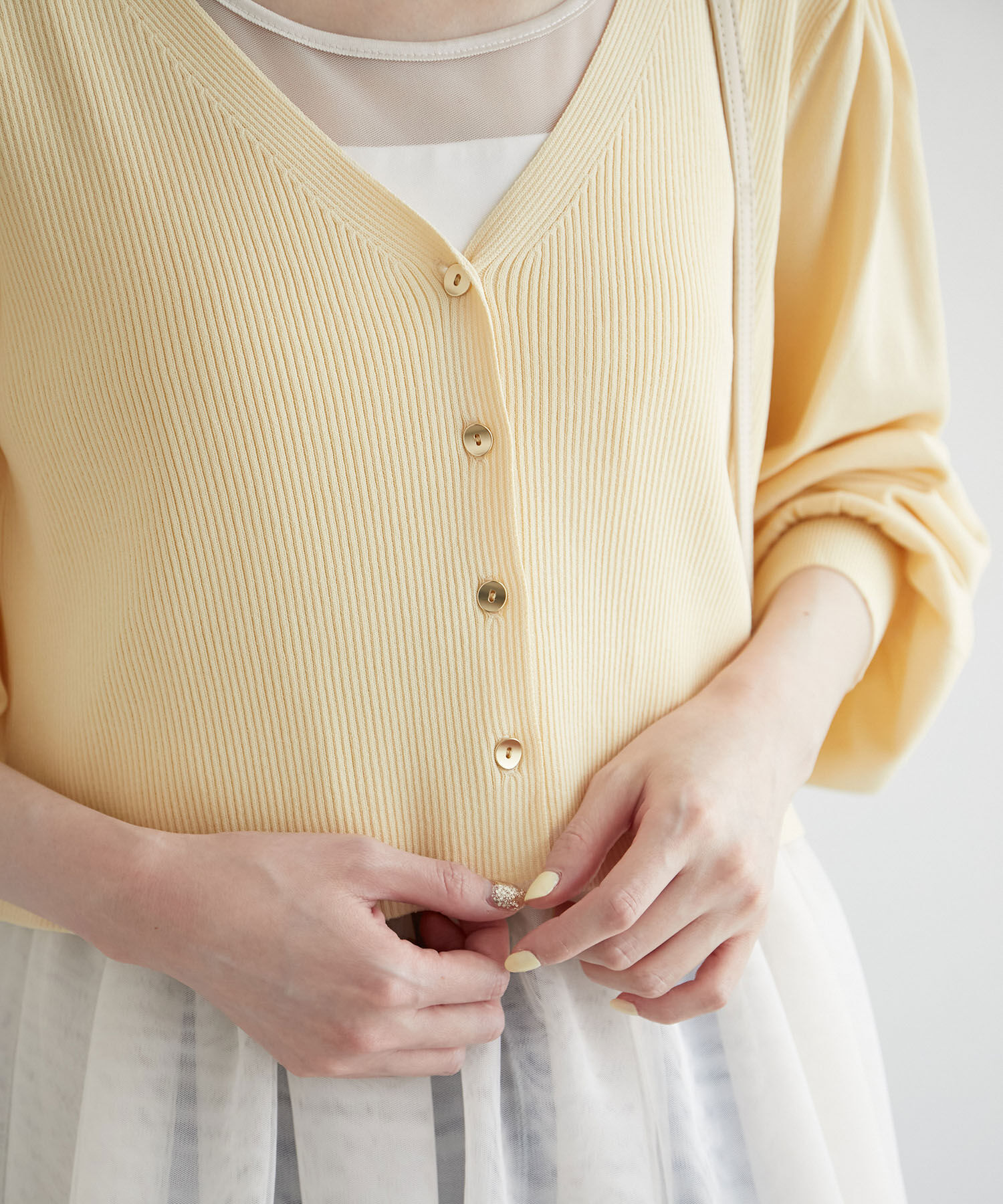 Rope&rsquo;Picnic「ショート丈袖ボリュームカーディガン/UVカット」|カーディガン|