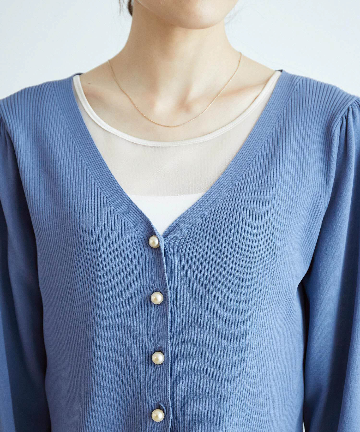 Rope&rsquo;Picnic「ショート丈袖ボリュームカーディガン/UVカット」|カーディガン|