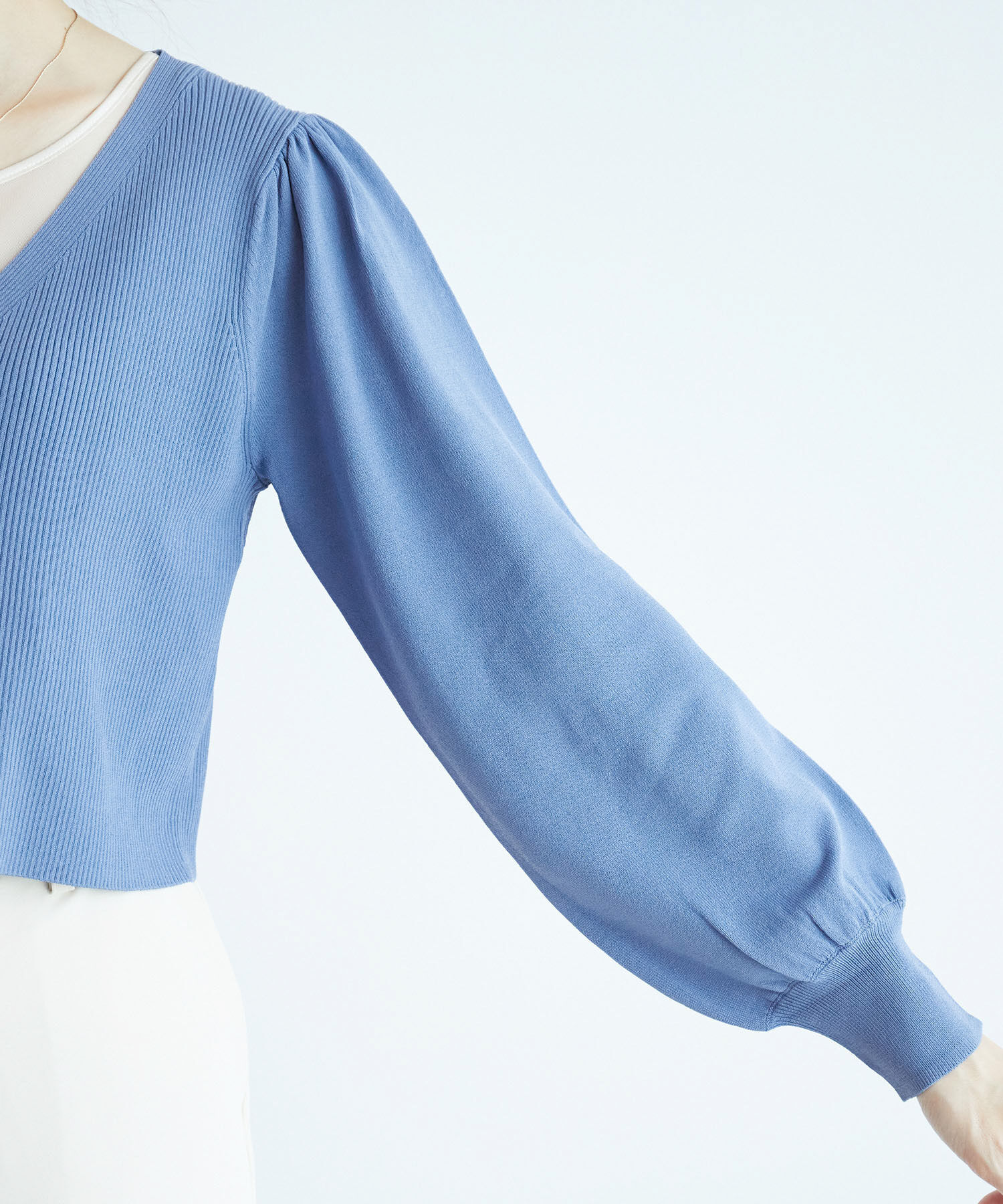 Rope&rsquo;Picnic「ショート丈袖ボリュームカーディガン/UVカット」|カーディガン|