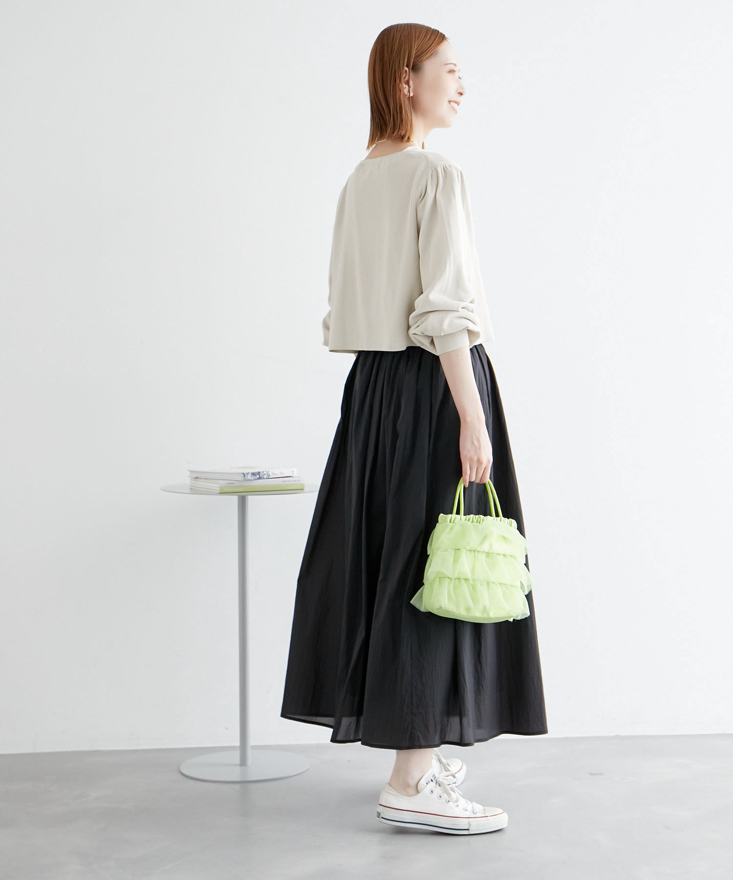 Rope&rsquo;Picnic「ショート丈袖ボリュームカーディガン/UVカット」|カーディガン|