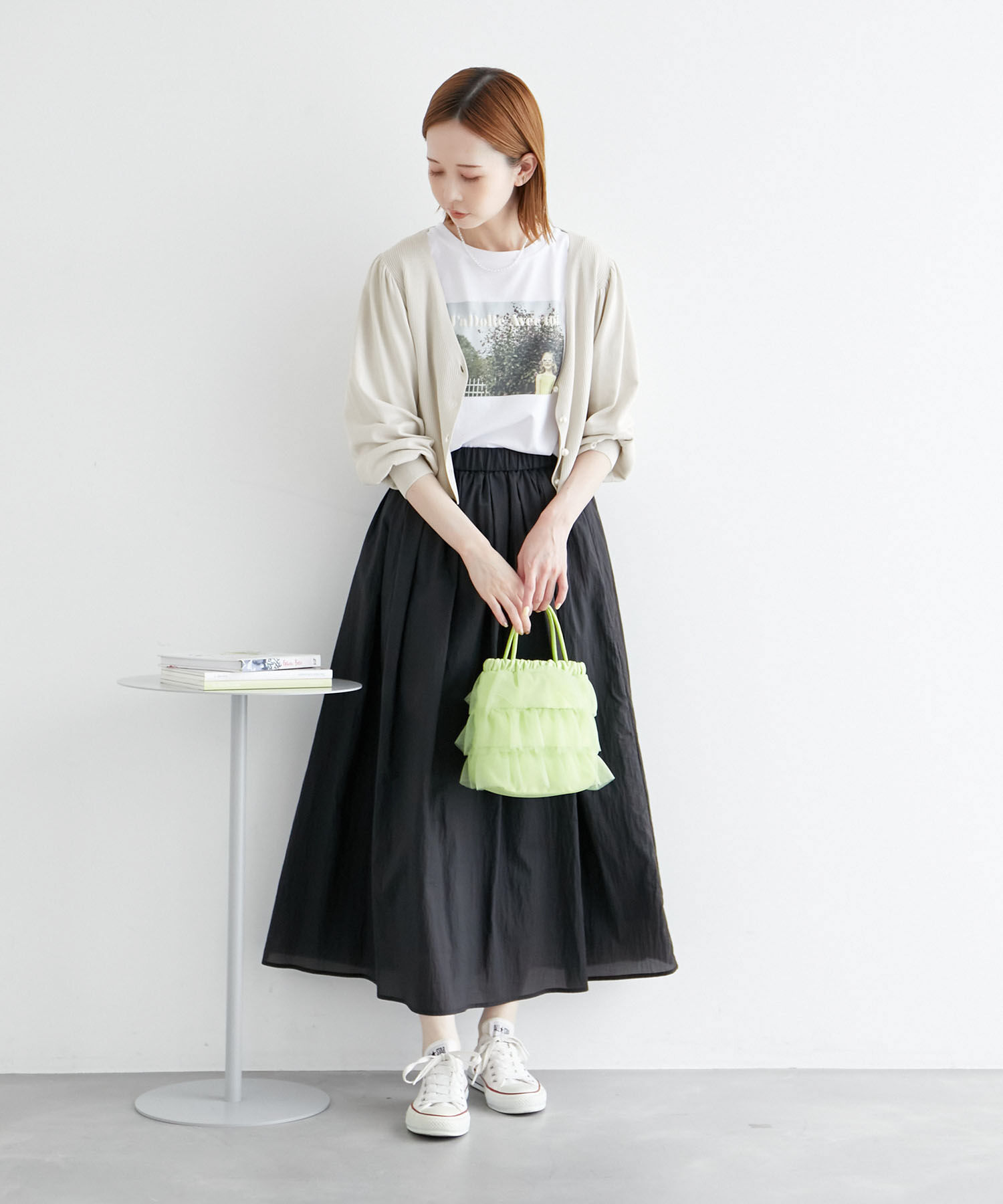 Rope&rsquo;Picnic「ショート丈袖ボリュームカーディガン/UVカット」|カーディガン|