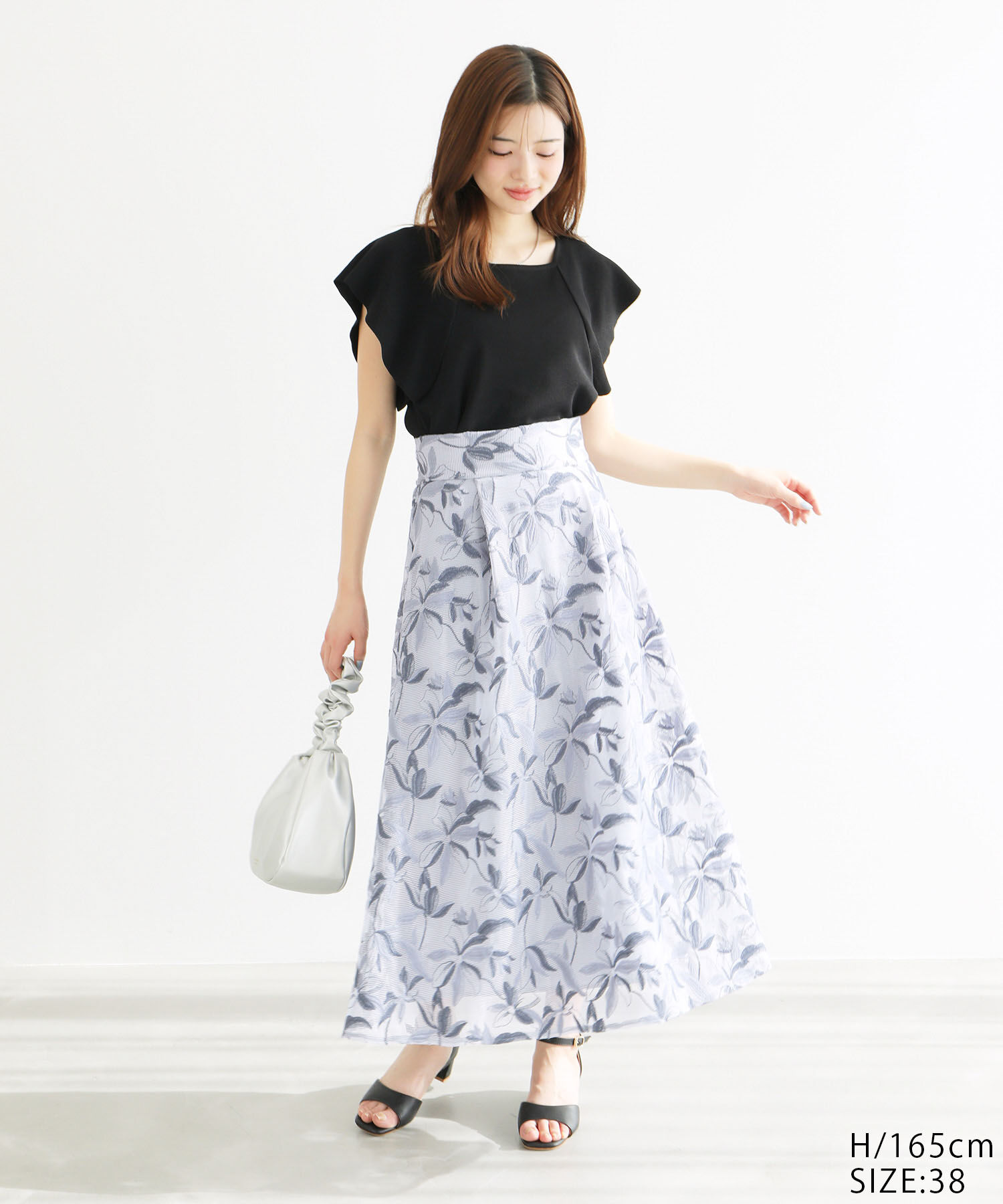 Rope&rsquo;Picnic「袖フレアニットトップス/UVカット・洗濯機OK・冷感」|ニット・セーター|