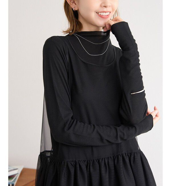 Rope&rsquo;Picnic「シアーカットプチハイネックプルオーバー」|Tシャツ・カットソー|