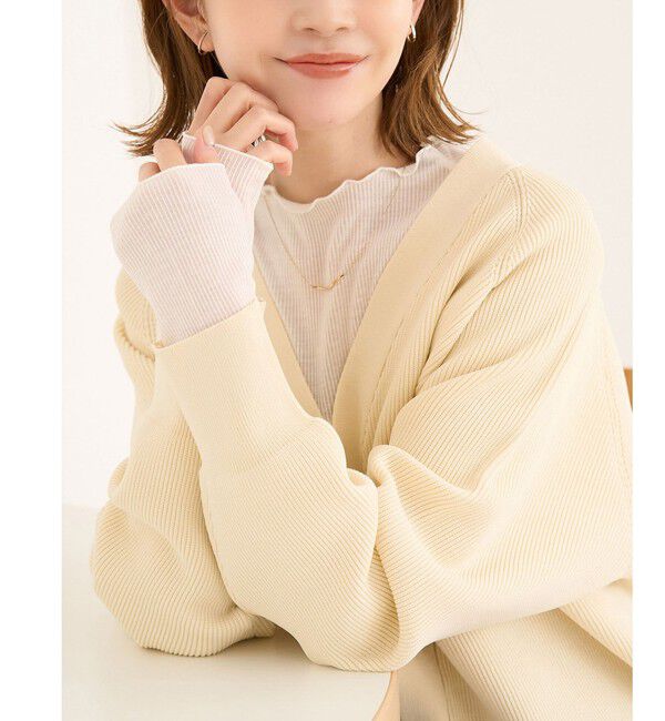 Rope&rsquo;Picnic「シアーカットプチハイネックプルオーバー」|Tシャツ・カットソー|オフホワイト(15)