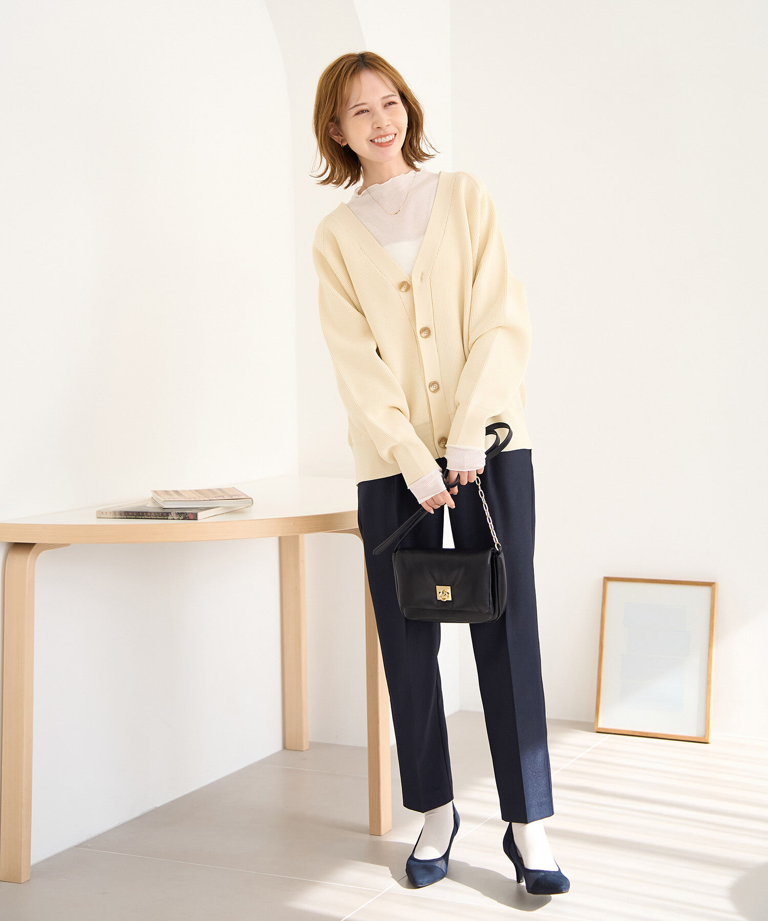 Rope&rsquo;Picnic「シアーカットプチハイネックプルオーバー」|Tシャツ・カットソー|