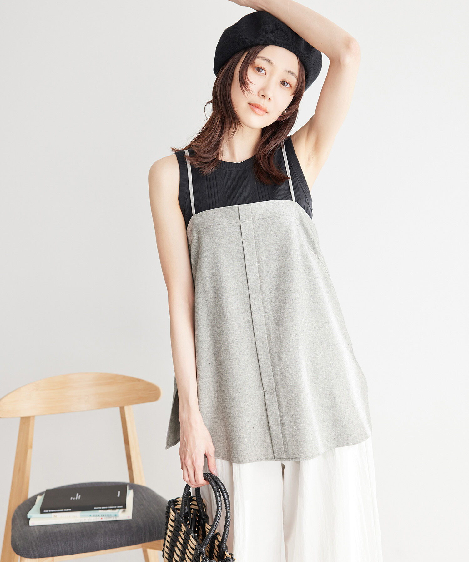 Rope&rsquo;Picnic「【ご好評につき新色追加！】チュニックビスチェ/セットアップ対応・UVケア」|キャミソール|