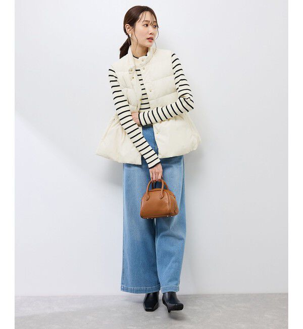 Rope&rsquo;Picnic「ワイドリブハイネックプルオーバー/イージーケア」|ニット・セーター|