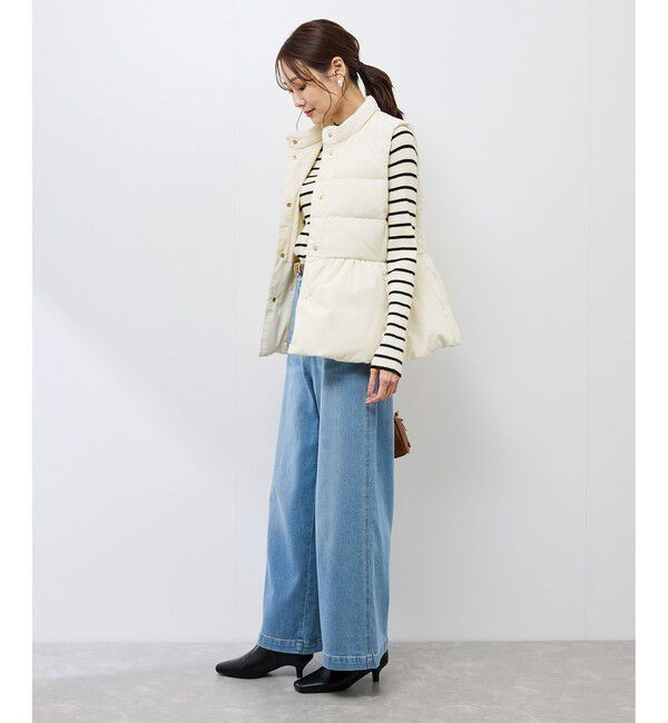 Rope&rsquo;Picnic「ワイドリブハイネックプルオーバー/イージーケア」|ニット・セーター|