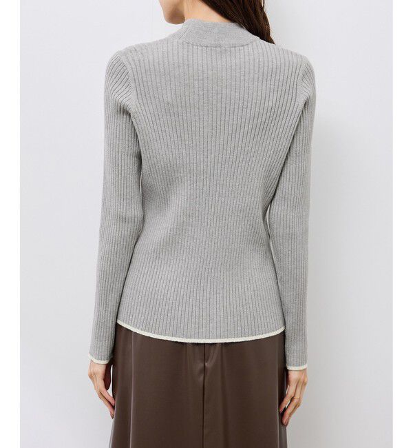 Rope&rsquo;Picnic「ワイドリブハイネックプルオーバー/イージーケア」|ニット・セーター|