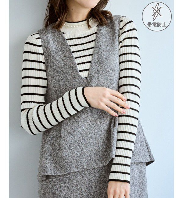 Rope&rsquo;Picnic「ワイドリブハイネックプルオーバー/イージーケア」|ニット・セーター|キナリ(16)