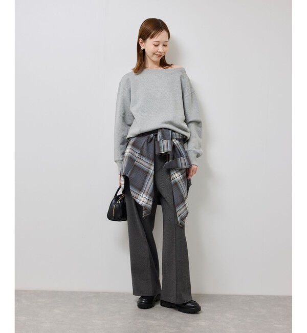 Rope&rsquo;Picnic「2WAYボートネックスウェット/リンクコーデ」|スウェット・ジャージ|