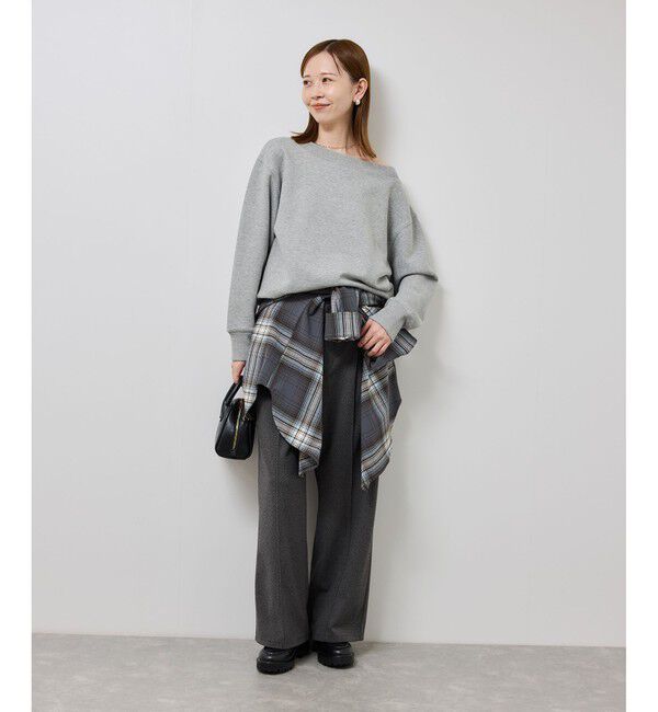 Rope&rsquo;Picnic「2WAYボートネックスウェット/リンクコーデ」|スウェット・ジャージ|