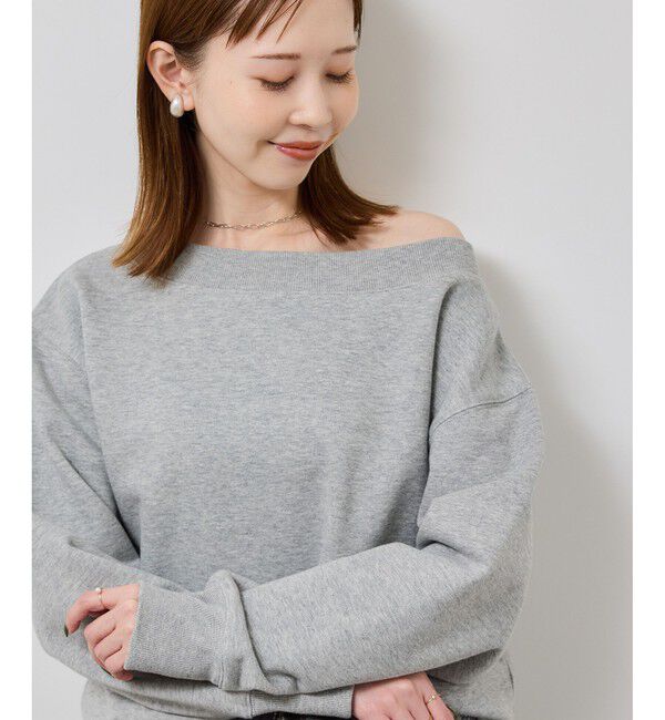 Rope&rsquo;Picnic「2WAYボートネックスウェット/リンクコーデ」|スウェット・ジャージ|