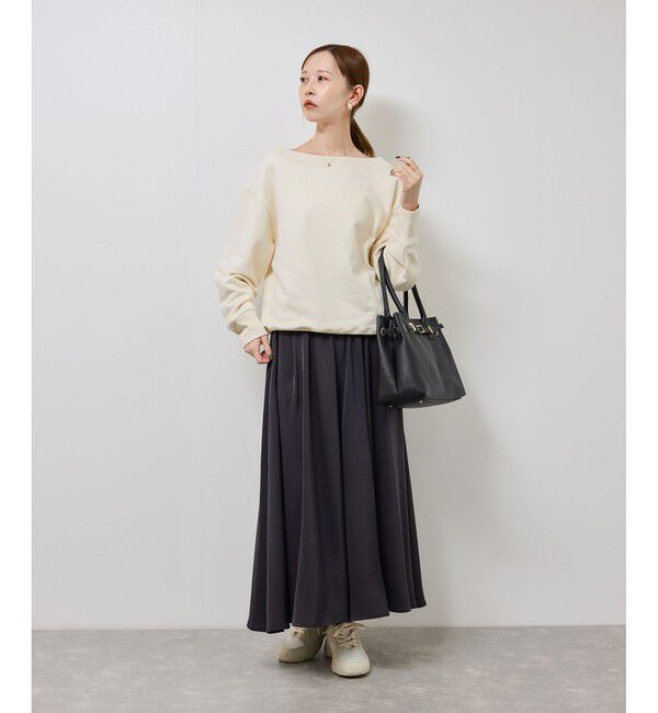 Rope&rsquo;Picnic「2WAYボートネックスウェット/リンクコーデ」|スウェット・ジャージ|