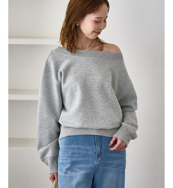 Rope&rsquo;Picnic「2WAYボートネックスウェット/リンクコーデ」|スウェット・ジャージ|