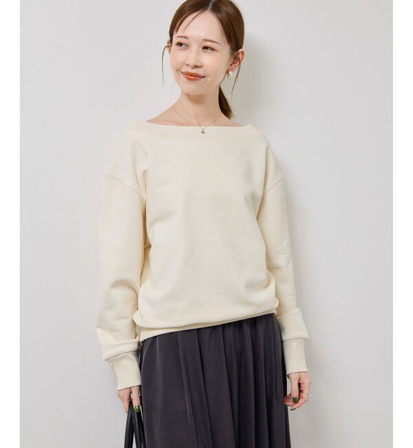 Rope&rsquo;Picnic「2WAYボートネックスウェット/リンクコーデ」|スウェット・ジャージ|